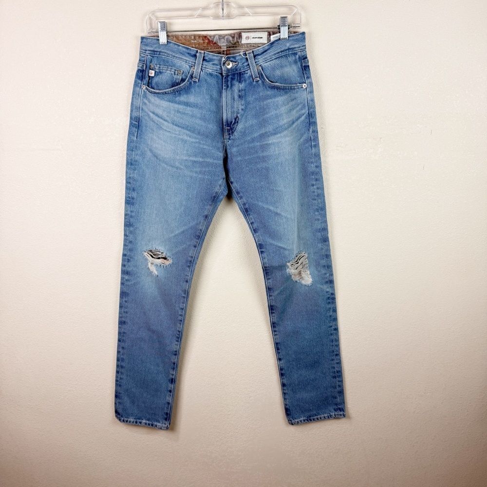 Ag Tellis Mens Jeans Distressed Denim Size 29X34 New